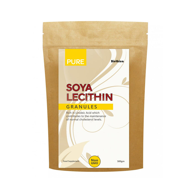 Biethica Pure Soya Lecithin Granules for Maintenance of Normal Cholesterol Level 500g