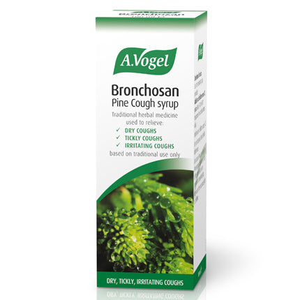 A.Vogel Bronchosan Pine Cough Syrup 100ml for dry, tickly, irritating coughs