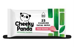 Cheeky Panda - Bamboo Facial Wipes Rose