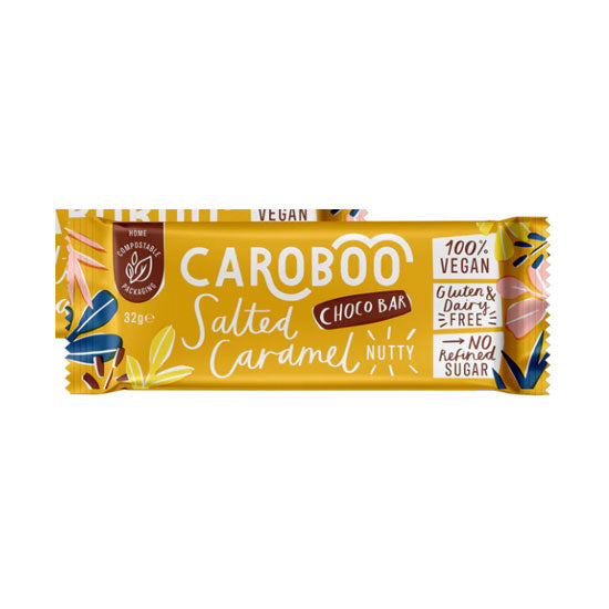 Caroboo - Salted Caramel Nutty Carob Bar
