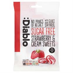 Diablo Sugar Free - Strawberry &amp; Cream Sweets Bag
