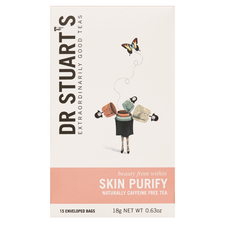 Dr Stuarts Skin Purify Herbal Tea 15 Bags