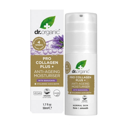 Dr. Organic Pro Collagen Anti-Aging Moisturiser With Bakuchiol 50ml
