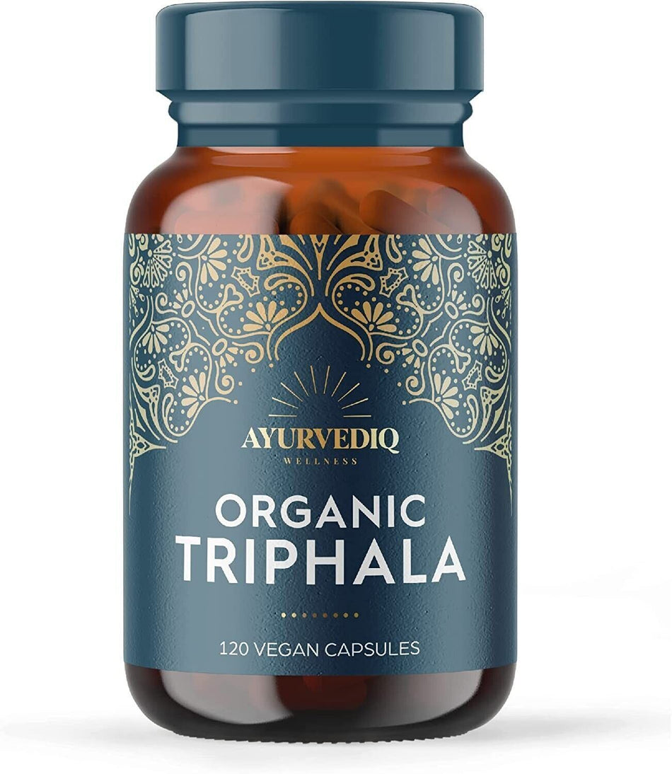 Ayurvediq Wellness Organic Triphala 120 Vegan Capsules
