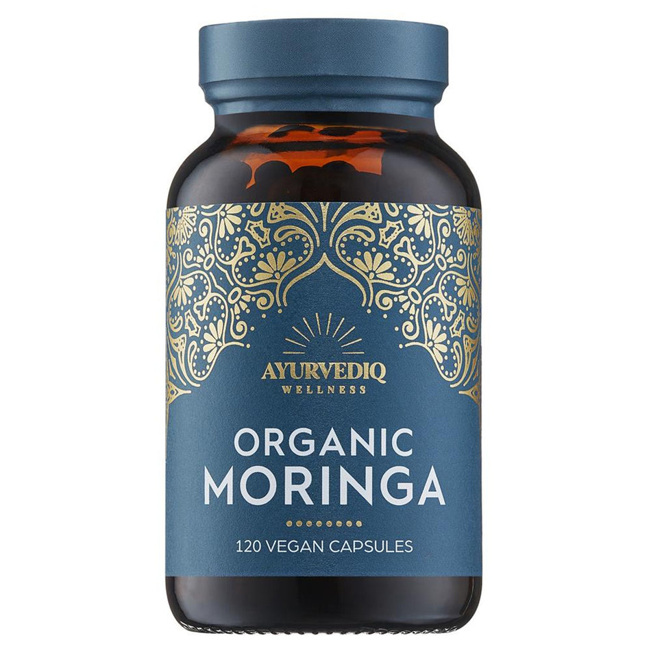 Ayurvediq Wellness Organic Moringa 120 Vegan Capsules