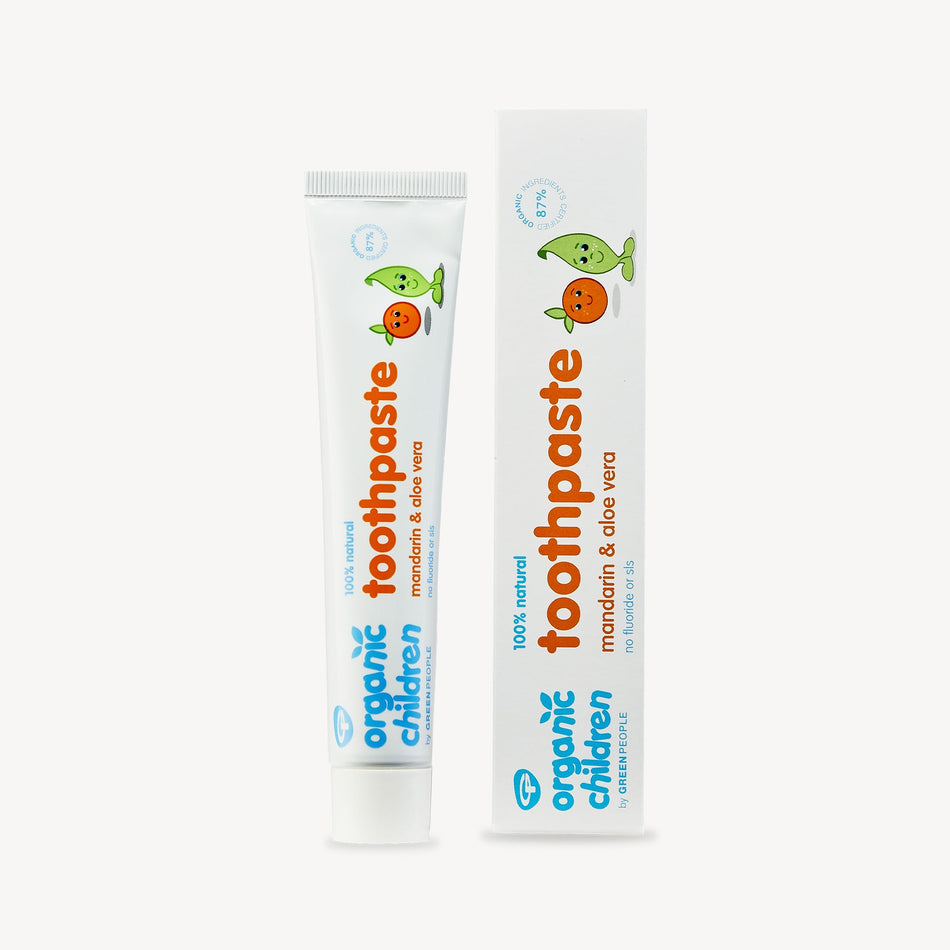 Green People Organic Children Mandarin & Aloe Vera Toothpaste 50ml