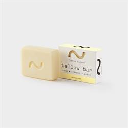Fierce Nature - Tallow Bar - Unscented 80g