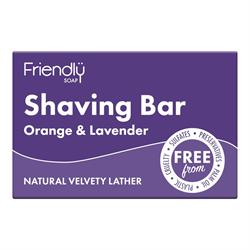 Friendly Soap - Shaving Bar - Orange &amp; Lav