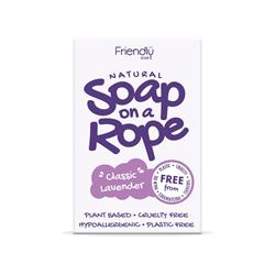 Friendly Soap - Lavender - Soap On A Rope 125g