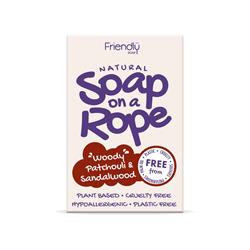 Friendly Soap - Patchouli -Soap On A Rope 125g