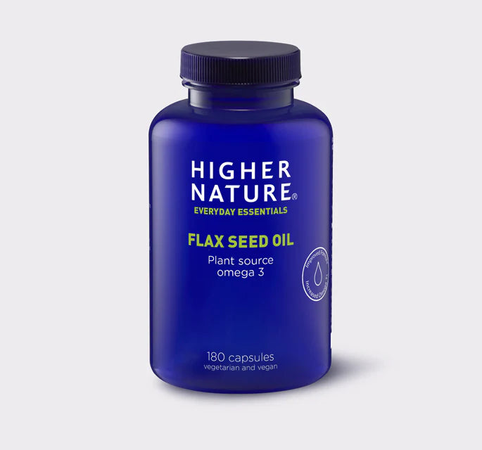 Higher Nature Flaxseed Oil 180 Capsules