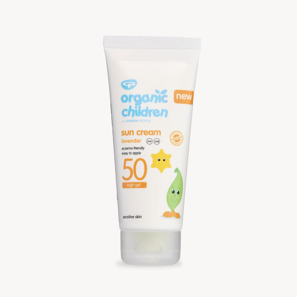 Green People Organic Children Sun Cream SPF50 Lavender 100ml