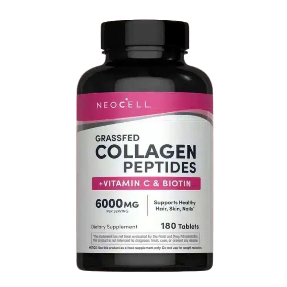 Neocell Grassfed Collagen Peptides + Vitamin C & Biotin 180 Tablets