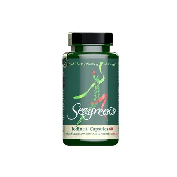 Seagreens Seaweed Food Supplement Iodine+ 60 Capsules