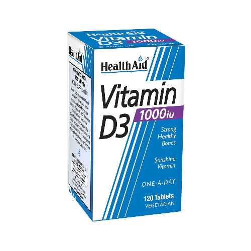 HealthAid Vitamin D3 1000iu (Cholecalciferol) 120 Tablets