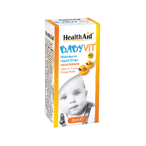 HealthAid Baby Vit Orange Flavour (Ages 0 to 4 Years) 25ml