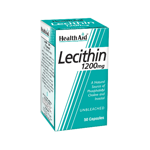 HealthAid Lecithin 1200mg (Unbleached) 50 Capsules