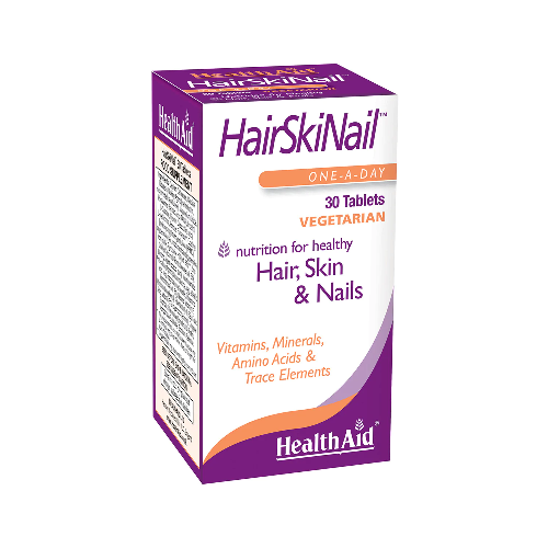 HealthAid HairSkiNail (Vitamins, Minerals, Amino Acids) 30's Tablets