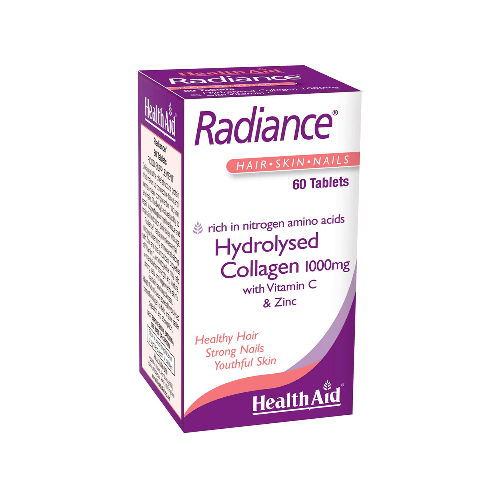 HealthAid Radiance (Hydrolysed Collagen 1000mg with Vit C) 60 Tablets
