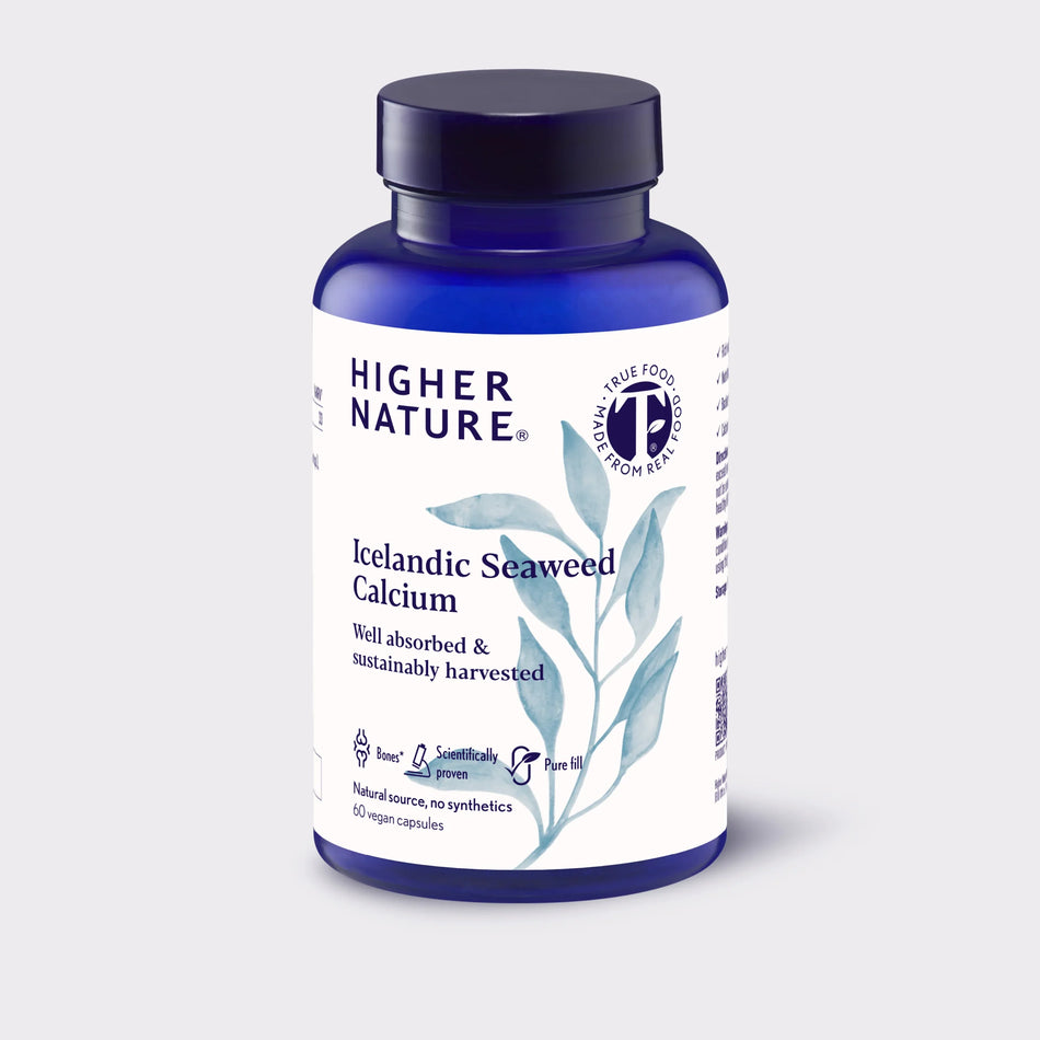 Higher Nature Icelandic Seaweed Calcium 60 Capsules
