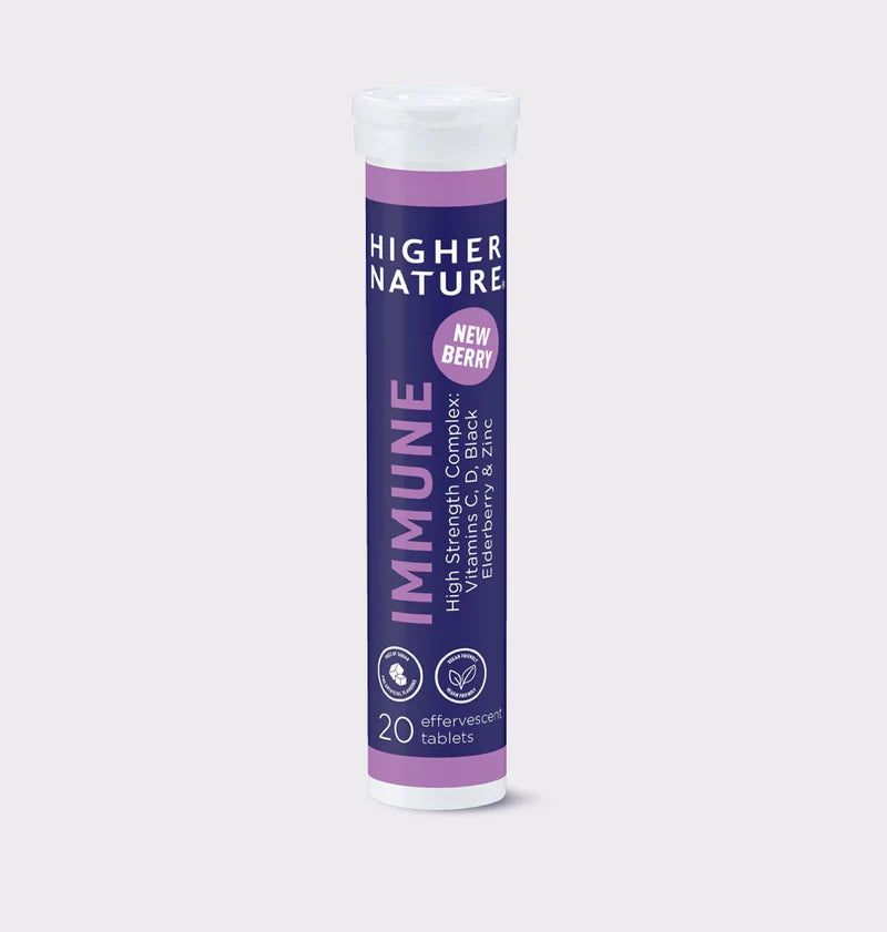 Higher Nature Immune Effervescent Black Elderberry 20 Tabs