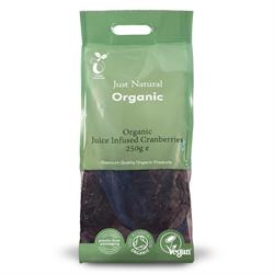 Just Natural Organic - Org Juice Infused Cranberries