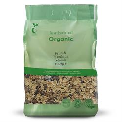 Just Natural Organic - Org Fruit &amp; Hazelnut Muesli