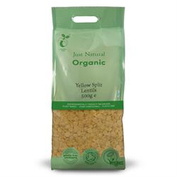 Just Natural Organic - Org Lentils Yellow Split