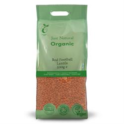 Just Natural Organic - Org Lentils Red Football