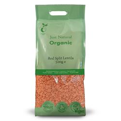 Just Natural Organic - Org Red Split Lentils