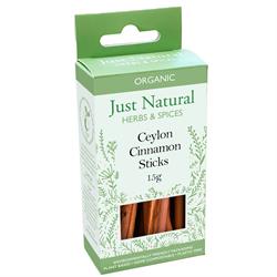 Just Natural Herbs - Org Cinnamon Ceylon Stick Box