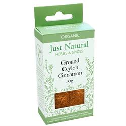 Just Natural Herbs - Org Cinnamon Ground Box