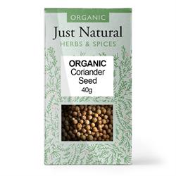 Just Natural Herbs - Org Coriander Seed Box
