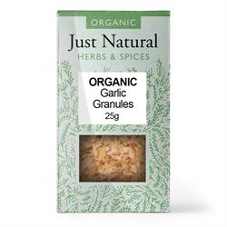 Just Natural Herbs - Org Garlic Granules Box