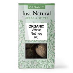 Just Natural Herbs - Org Nutmeg Whole Box