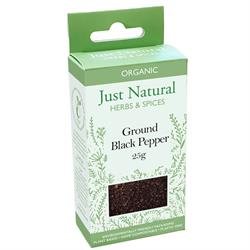 Just Natural Herbs - Org Pepper Black Ground Box