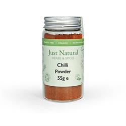 Just Natural Herbs - Org Chilli Ground Powder Jar
