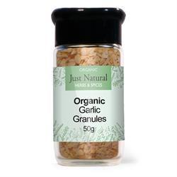 Just Natural Herbs - Org Garlic Granules Jar