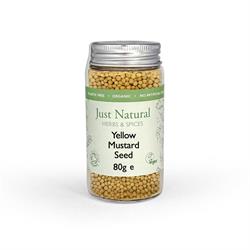 Just Natural Herbs - Org Mustard Seed Yellow Jar