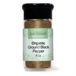 Just Natural Herbs - Org Pepper Ground Black Jar