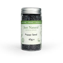 Just Natural Herbs - Org Poppy Seed Jar