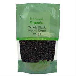 Just Natural Herbs - Org Black Peppercorns Whole