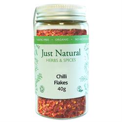 Just Natural Herbs - Org Chilli Flakes Jar