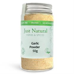 Just Natural Herbs - Org Garlic Powder Jar