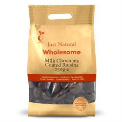 Just Natural Wholesome - Milk Chocolate Coated Raisins