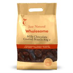 Just Natural Wholesome - Milk Chocolate Coated Brazils