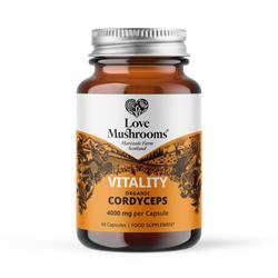 Love Mushrooms - Organic Cordyceps 4000mg