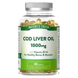 Nature's Truth - Cod Liver Oil 1000mg Vit D+