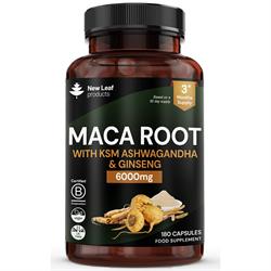 New Leaf Products - Maca Root &amp; Ginseng Caps