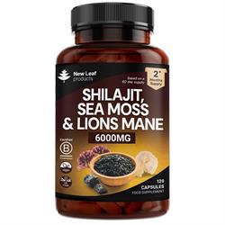 New Leaf Products - Shilajit Sea Moss &amp; Lions Mane